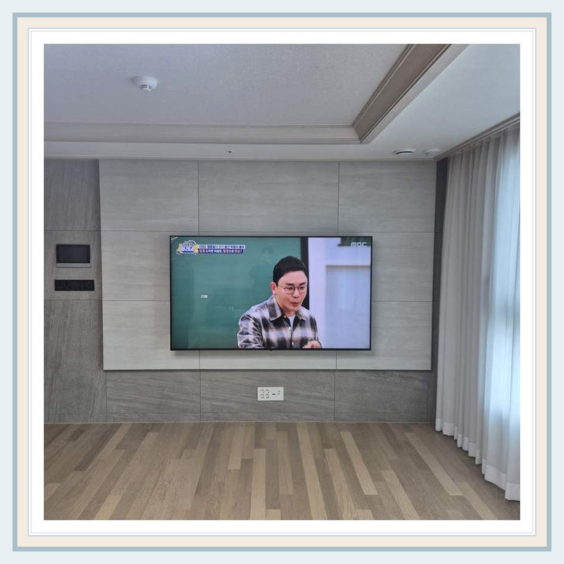 설치 참고사진 1 · 아산 탕정 가벽 하중과 보강재 위치 확인 관련 출입 동선과 설치 거리 확인